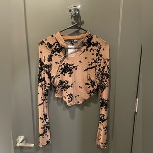 Sheer Nude Going Out Top